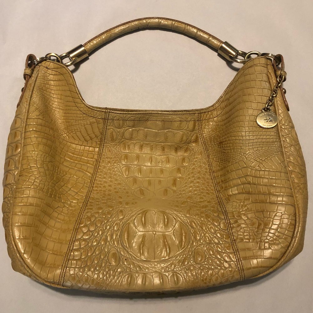 Brahmin Large Yellow / Tan Hobo